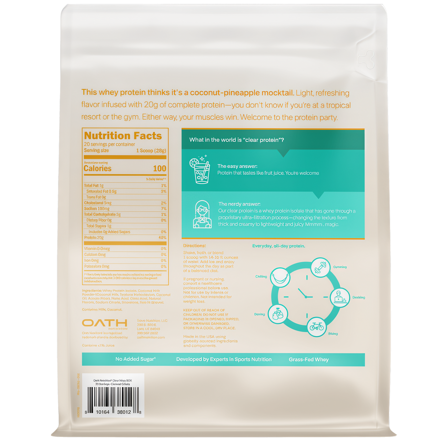 Oath Clear Protein Powder