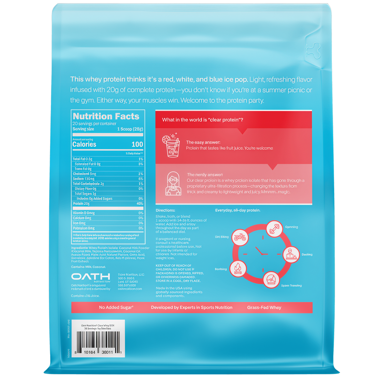 Oath Clear Protein Powder