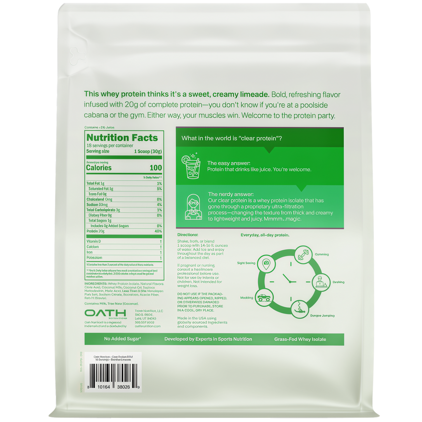 Oath Clear Protein Powder