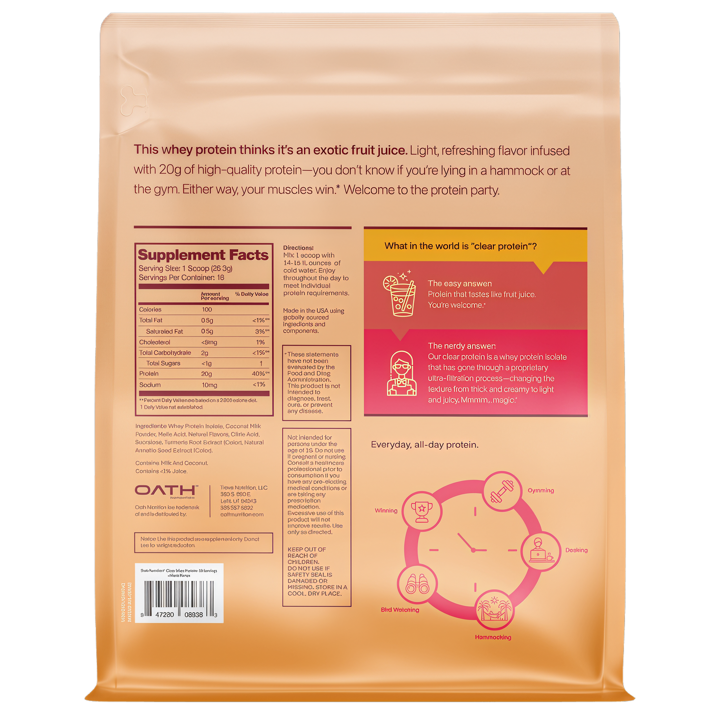 Oath Clear Protein Powder