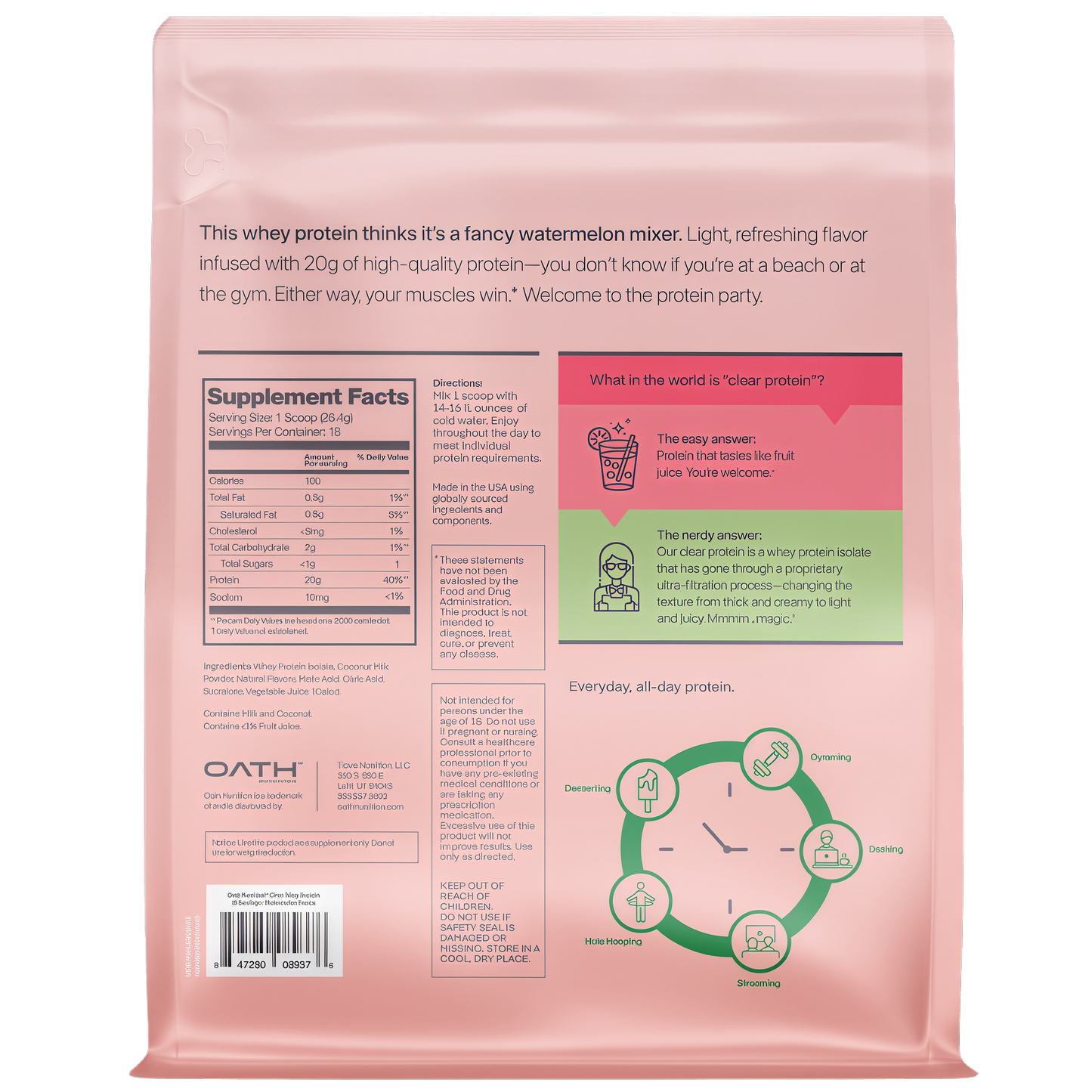 Oath Clear Protein Powder