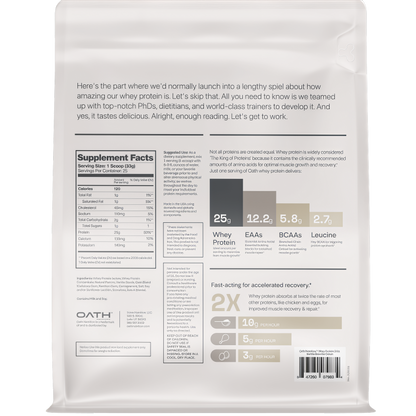 Oath Nutrition  Whey Protein